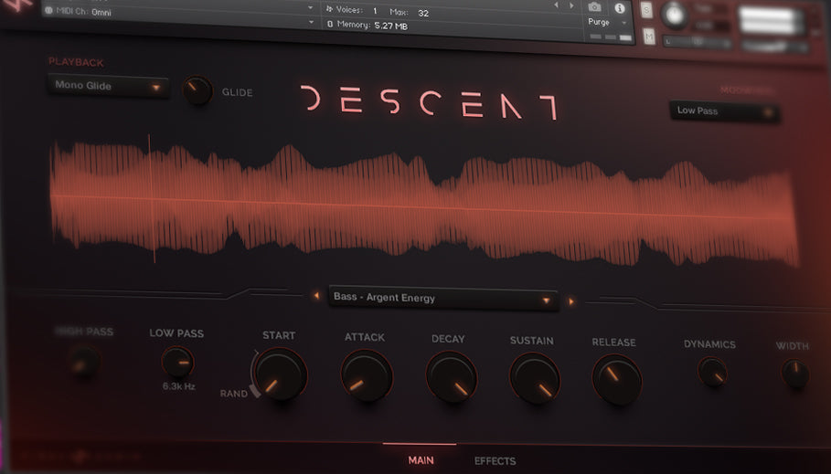 ASCENT | Trailer Tools & Sound Effects - Main Screen