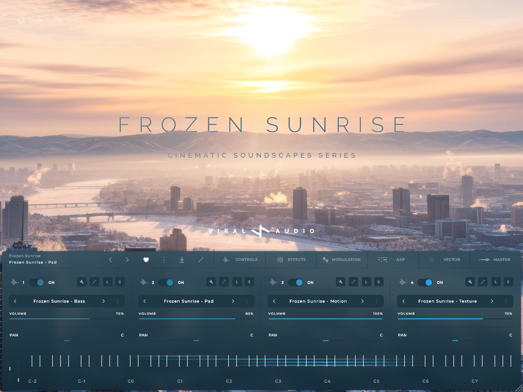 Frozen Sunrise | Serene Cinematic Soundscape Screen