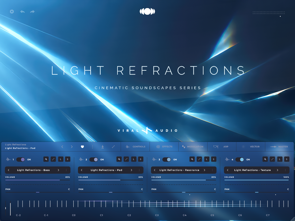 Light Refractions | Ethereal Cinematic Soundscape Screen