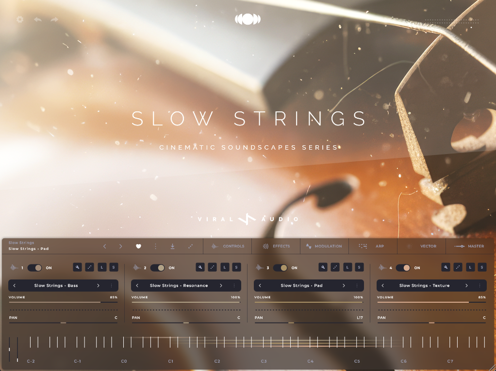 Slow Strings | Serene Cinematic Soundscape Screen