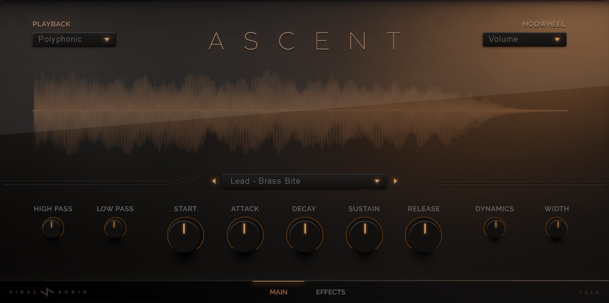 ASCENT | Trailer Tools & Sound Effects Screen